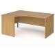 Harlow Panel End Ergonomic Corner Desk